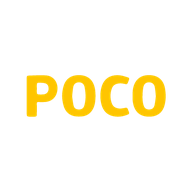 Poco brand logo in yellow on white background
