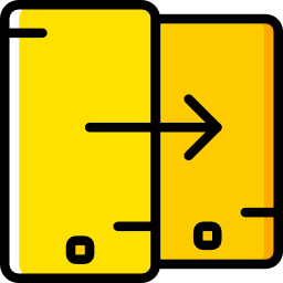 Xiaomi brand logo in orange on white background